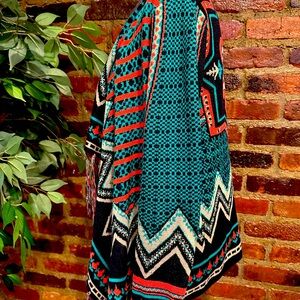 Printed Cardigan